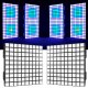 LIGHT4ME MATRIX PANEL 1010 RGB efekt świetlny oświetlenie dyskotekowe DJ na imprezę 700x0,2W 5