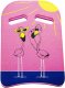 Kickboard KICK-BOARD, two handgrips 9690 pink 1