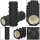 Wałek do masażu z wypustkami 33x10,5 cm roller piankowy, czarny UNIWERSALNY 2