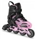 Rolki Spokey Freespo Junior rekreacyjne regulowane czarno-różowe r. 27-30 1