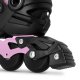 Rolki Spokey Freespo Junior rekreacyjne regulowane czarno-różowe r. 35-38 2