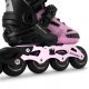 Rolki Spokey Freespo Junior rekreacyjne regulowane czarno-różowe r. 35-38 3