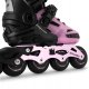 Rolki Spokey Freespo Junior rekreacyjne regulowane czarno-różowe r. 31-34 3