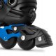 Rolki Spokey Freespo Junior rekreacyjne regulowane czarno-niebieskie r. 35-38 1