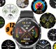 SMARTWATCH męski Rubicon RNCF38 black/ bransoleta + pasek 13