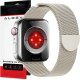 Pasek stalowy Alogy bransoleta do Apple Watch 42/44/45/49mm stal nierdzewna Księżycowa Poświata 11