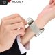 Pasek stalowy Alogy bransoleta do Apple Watch 42/44/45/49mm stal nierdzewna Księżycowa Poświata 3