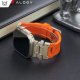 Pasek bransoleta Alogy Luxury Metal + TPU Band do Apple Watch 42/44/45/49mm Orange 1