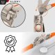 Pasek bransoleta Alogy Luxury Metal + TPU Band do Apple Watch 42/44/45/49mm Orange 4