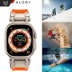 Pasek bransoleta Alogy Luxury Metal + TPU Band do Apple Watch 42/44/45/49mm Orange 5