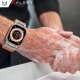 Pasek bransoleta Alogy Luxury Metal + TPU Band do Apple Watch 42/44/45/49mm Orange 7