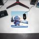 DUŻA PODKŁADKA POD MYSZKĘ Śnieżny Yeti 30x30 TILT Wytrzymała Prezent 3