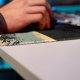 PODKŁADKA GAMINGOWA Z Księżyców Saturna 30x30 TILT Antypoślizgowa 4