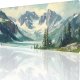 DUŻA PODKŁADKA POD MYSZKĘ Majestic Highlands 90x40 TILT Duża Gamingowa 1