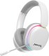 Marvo MONKA ECHO RS, s�uchawki z mikrofonem, bia�a, pod�wietlona, Tri-mode 1