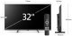 CHiQ L32QM9G TV 32", FHD, QLED, metalická bezrámečková, smart, Google TV, Dolby Audio, HDR, Chromecast 6