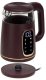 Adler Czajnik elektryczny szklany LED z regulacją temperatury 1,7L AD 1305 burgundy 1