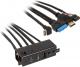 Lian Li Panel przedni do serii DK, USB Typ-C, SATA, HDMI (PW-IC2DAH85) 1