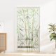 vidaXL Zasłona do drzwi z nadrukiem z bambusa 100x220 cm Bambus 1