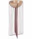 Beliani Zestaw 2 doniczek na nóżkach FICARIA Metal 22 cm Różowy 6