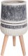 Beliani Doniczka na nóżkach ARISAEMA Ceramika 27 cm Szary 1