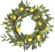 Dekoracja świąteczna Beliani Wieniec dekoracyjny LENRUN Zielony 4 cm 1
