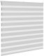 vidaXL Roleta zebra, jasnoszara, szerokość tkaniny 140,9cm, poliester 2