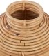 Beliani Wazon dekoracyjny ELATIA Rattan 50 cm Naturalny 7