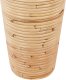 Beliani Wazon dekoracyjny ELATIA Rattan 50 cm Naturalny 8