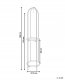 Beliani Stojak na kwiaty TAMARIX Metal 35 cm Czarny 3