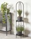 Beliani Stojak na kwiaty TAMARIX Metal 35 cm Czarny 4