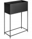 Beliani Doniczka na nóżkach TAPIEN Metal 70 cm Czarny 1