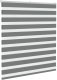 Roleta zebra, ciemnoszara, szerokość tkaniny 115,9cm, poliester Lumarko! 2