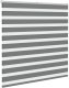vidaXL Roleta zebra, ciemnoszara, szerokość tkaniny 140,9cm, poliester 2