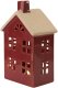 Figurka świecąca Domek ceramiczny czerwony duży 8044 1