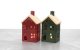 Figurka świecąca Domek ceramiczny czerwony duży 8044 6