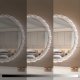 LUSTRO ŚCIENNE LED KRYSZTAŁOWE 60cm YH-3561 5