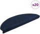 vidaXL Maty na schody samoprzylepne 20 szt. Granatowe 65x21x4 cm 1