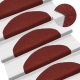 vidaXL Maty na schody samoprzylepne 30 szt. Czerwone 65x21x4 cm 5