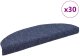 vidaXL Maty na schody samoprzylepne 30 szt. Niebieskie 65x21x4 cm 1