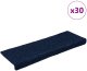 vidaXL Maty na schody samoprzylepne 30 szt. Granatowe 65x21x4 cm 1