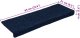 vidaXL Maty na schody samoprzylepne 30 szt. Granatowe 65x21x4 cm 8