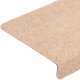 vidaXL Maty na schody samoprzylepne 20 szt. Kremowe 65x21x4 cm 6
