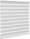 vidaXL Roleta zebra, jasnoszara, szerokość tkaniny 135,9cm, poliester 4