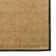 vidaXL vidaXL Wycieraczka Kremowa, Czarna Poliamid 300 x 120 x 0.9 cm 3