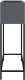Donica vidaXL Antracytowa Metalowa 100 x 26 x 82 cm Wstawki dekoracyjne 6