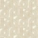 WALLPAPER 868111 GOLD WHITE GEOM 1
