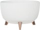 4Living Gėlių vazonas "Roma Line" su kojelėmis 47 cm, baltas 2
