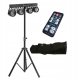 LIGHT4ME BELKA LED COB PAR 4x30W statyw pokrowiec 1