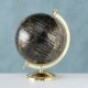 Decorative object Globe, Globe, with stand, H 31 cm, Paper, Iron powder coated, Polyresin mixed materials colour-mix 1